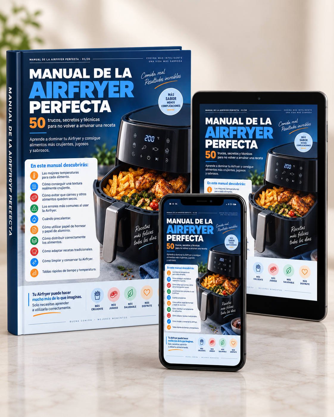 Portada de Bono 02: MANUAL DE LA AIRFRYER PERFECTA