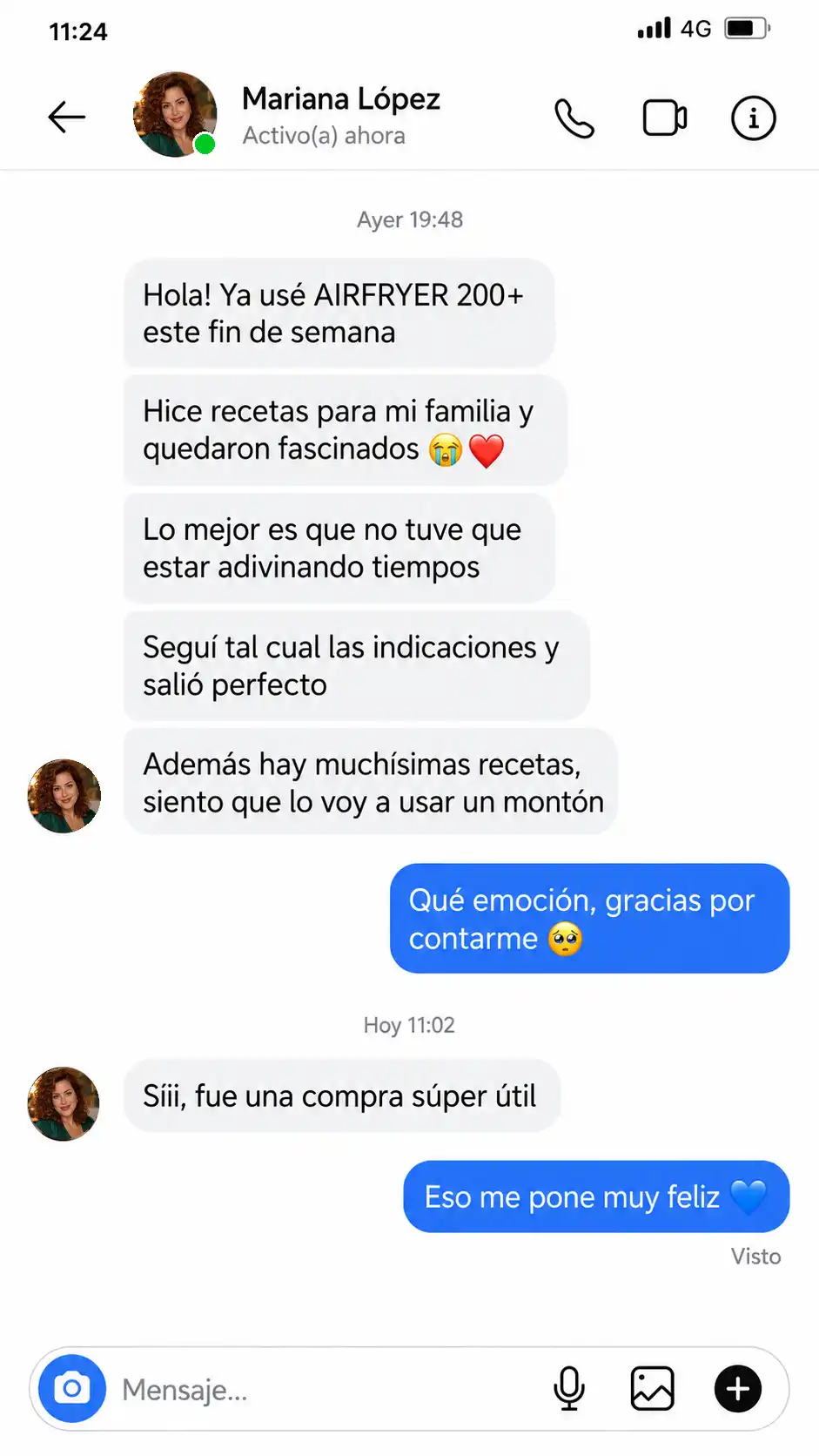 Testimonio 4 de cliente